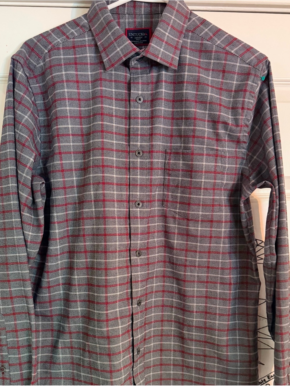 UNTUCKit Slim Fit Multicolored Men’s M Long Sleeve Button Up Shirt